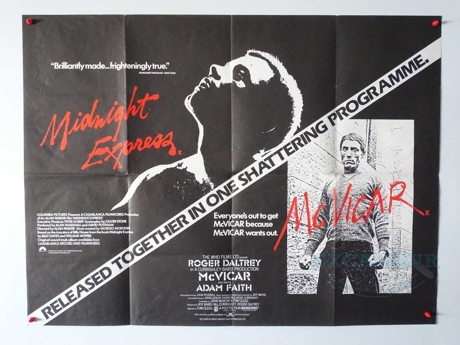 Lot 256 - MIDNIGHT EXPRESS / MCVICAR (1980) - A double...