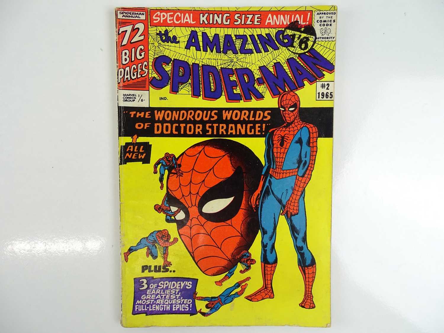 Lot 66 - AMAZING SPIDER-MAN: KING SIZE ANNUAL #2 -...