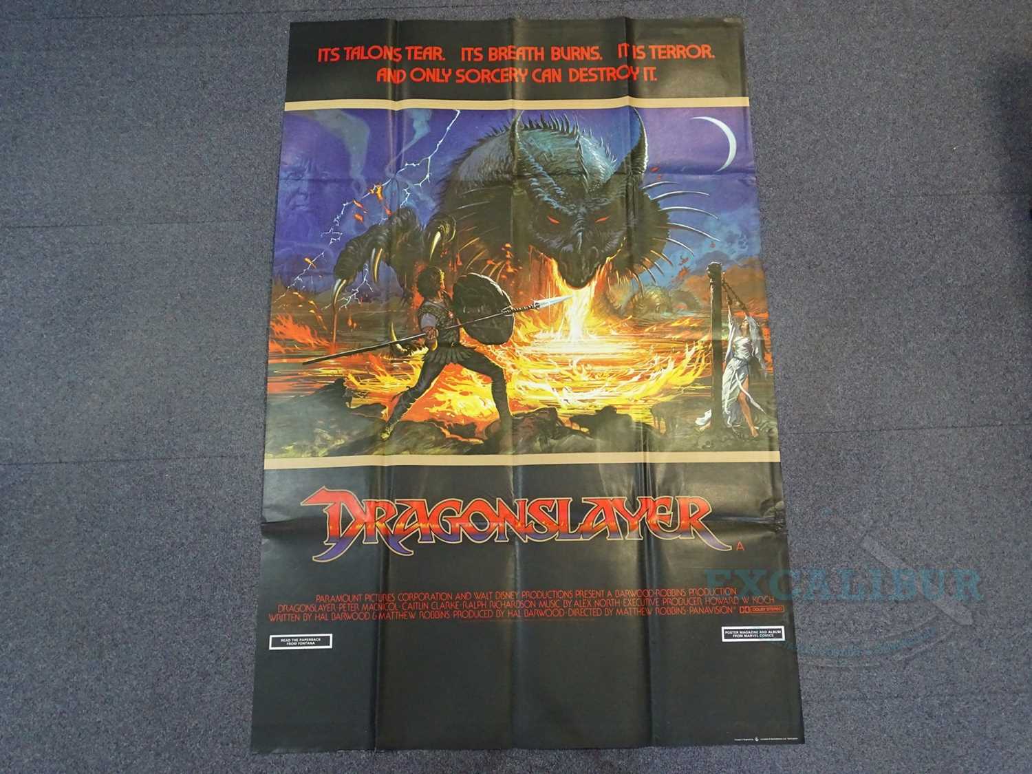 Lot 286 - DRAGONSLAYER (1981) - A 60" x 40" movie poster...