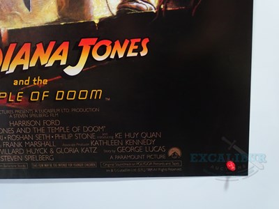 Lot 288 - INDIANA JONES AND THE TEMPLE OF DOOM (1984) -...