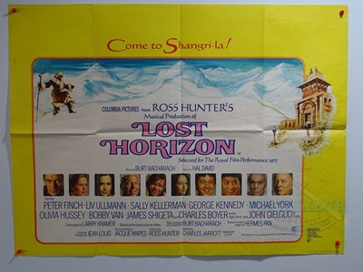 Lot 29 - A LOST HORIZON (1973) UK Quad film poster,...