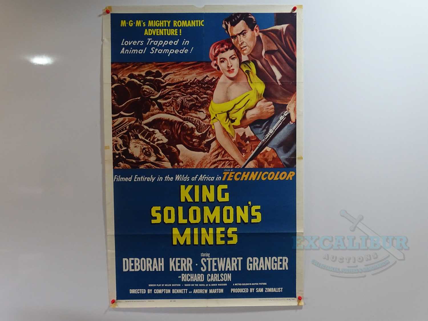 Lot 290 - KING SOLOMON'S MINES (1950) - A UK one sheet...