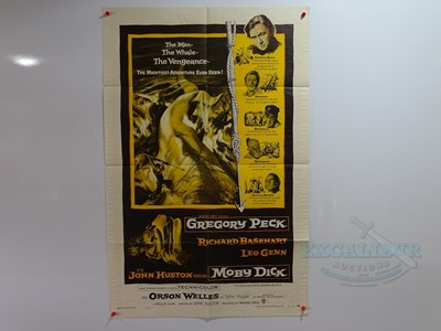 Lot 292 - MOBY DICK (1956) - A US one sheet movie poster...