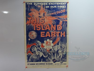 Lot 296 - THIS ISLAND EARTH (1955 - 1964 poster) - A US...