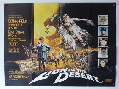 Lot 344 - LION OF THE DESERT (1981) - A folded UK Quad...