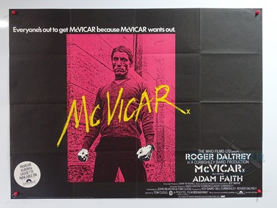 Lot 345 - MCVICAR (1980) - A UK Quad film poster...