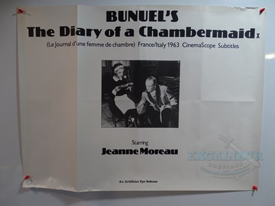 Lot 356 - THE DIARY OF A CHAMBERMAID (1964) - A UK Quad...