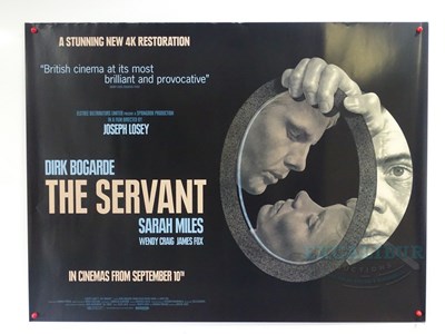Lot 358 - THE SERVANT (1963 - 4K) - A UK Quad movie...