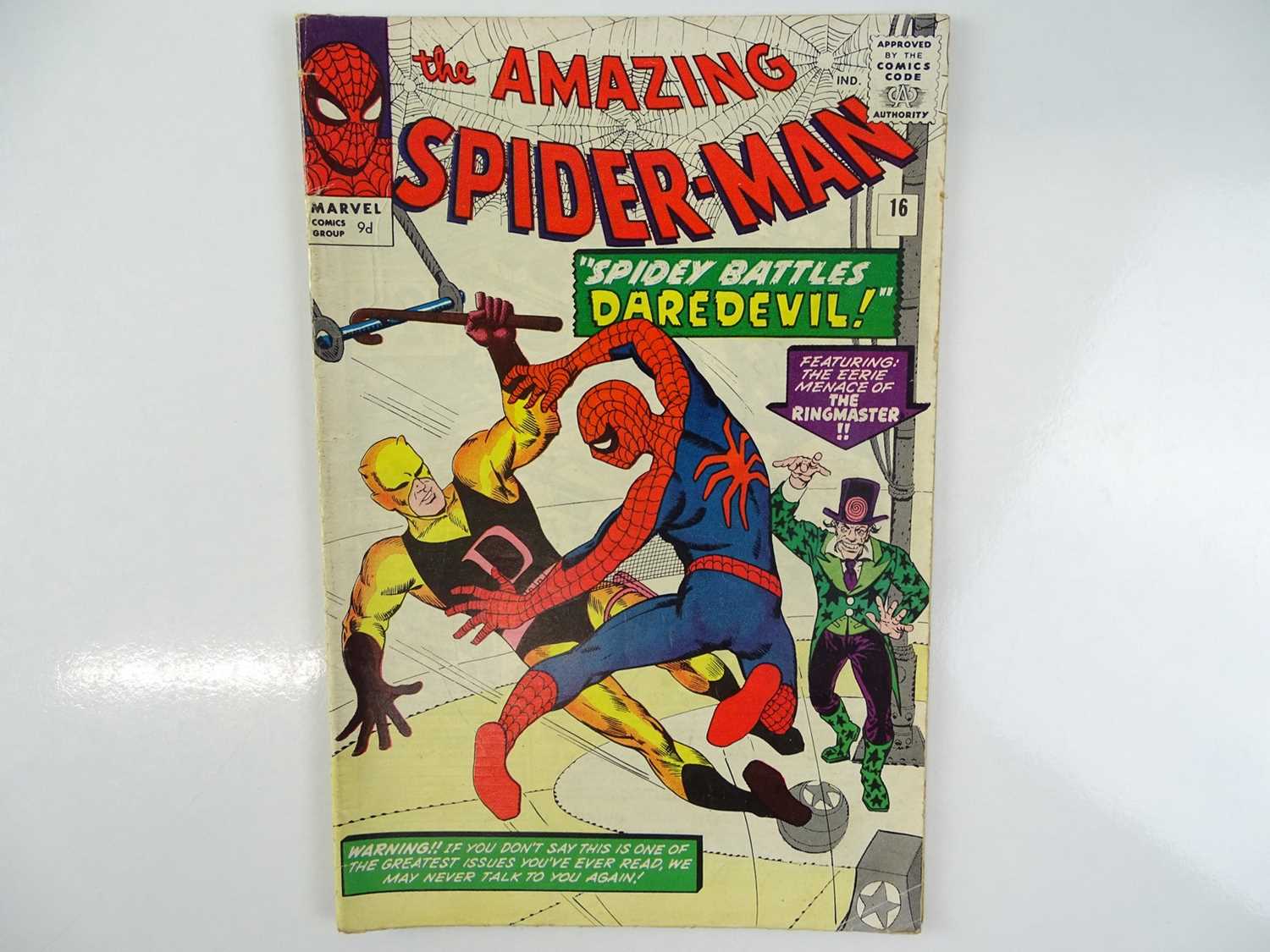 Lot 74 - AMAZING SPIDER-MAN #16 - (1964 - MARVEL - UK