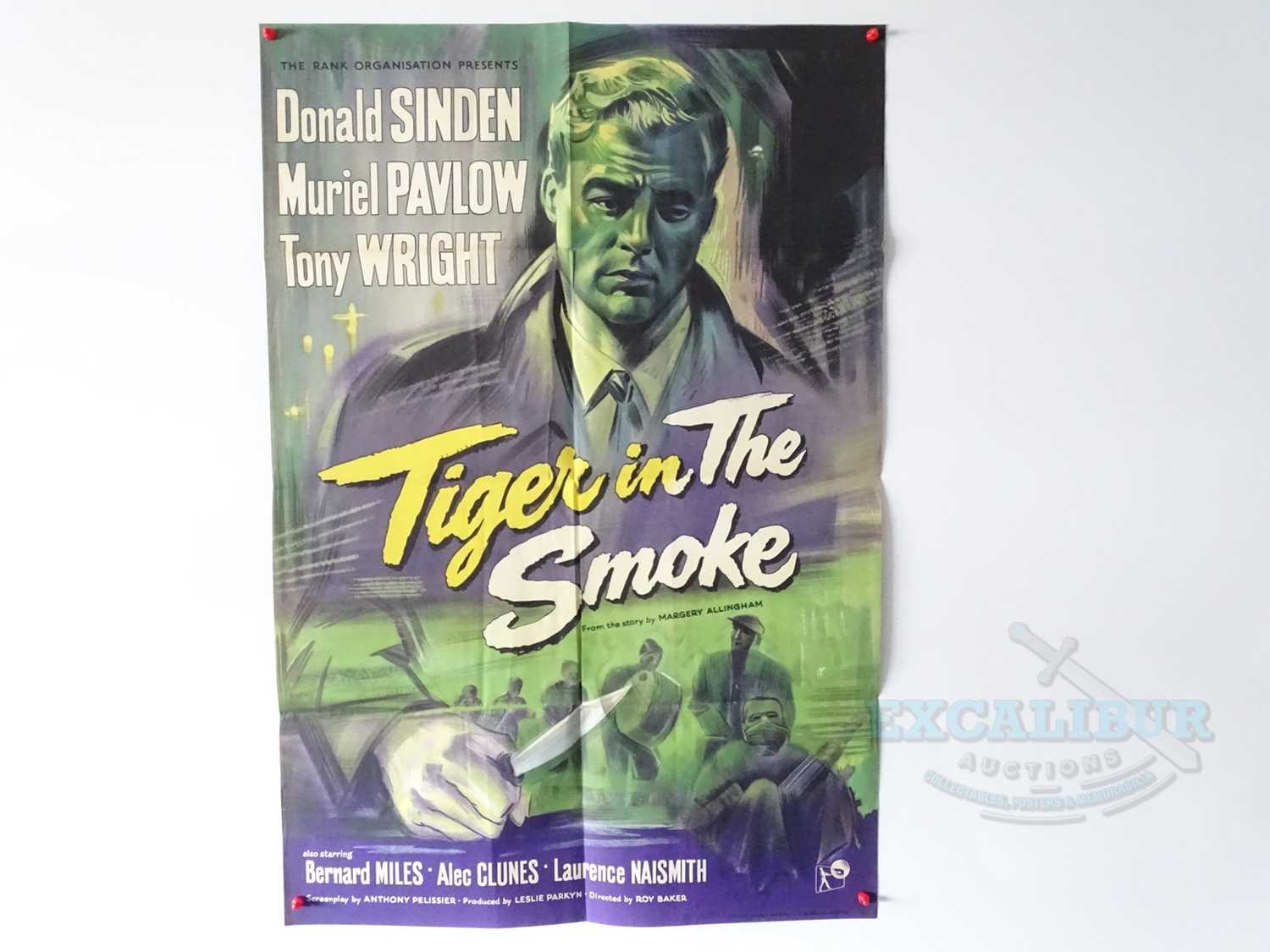 Lot 363 - TIGER IN THE SMOKE (1956) - A UK one sheet...