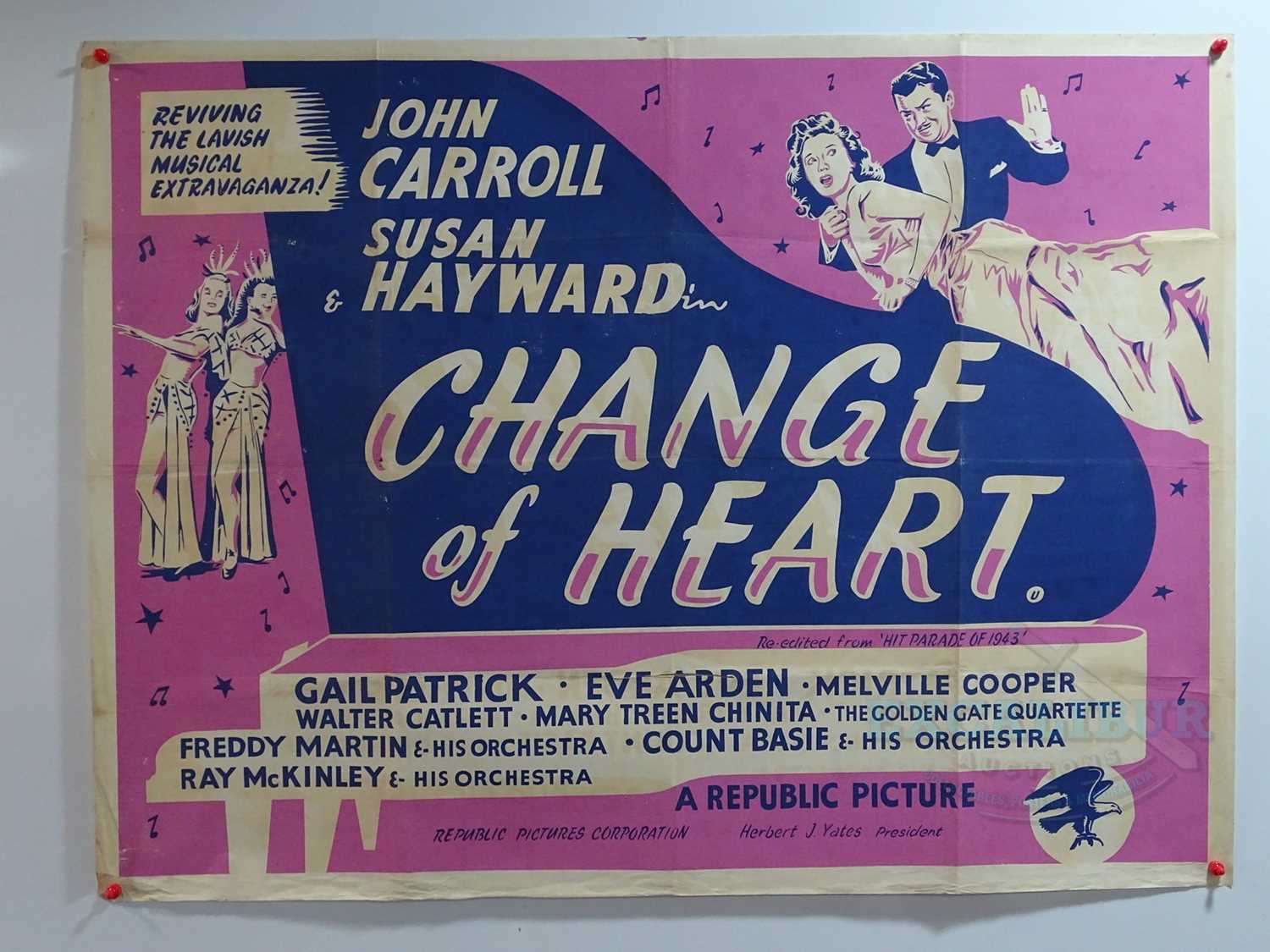 Lot 4 - CHANGE OF HEART (US reissue title - original...