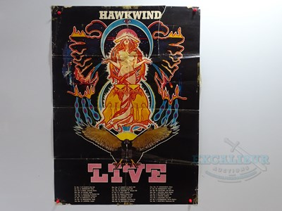 Lot 41 - HAWKWIND - A concert poster for Hawkwind Live...
