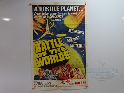 Lot 434 - BATTLE OF THE WORLDS (1961) - A US one sheet...