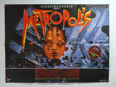 Lot 455 - METROPOLIS (1984 Release) - UK Quad film...