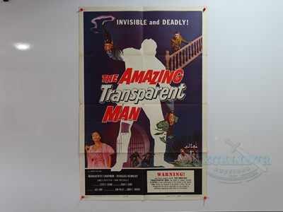 Lot 465 - THE AMAZING TRANSPARENT MAN (1960) - A US one...