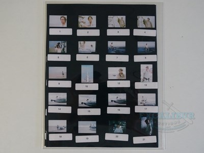 Lot 484 - A pair of STAR WARS editors contact sheets -...