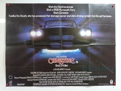 Lot 497 - A group of 6 UK Quad horror movie posters to...