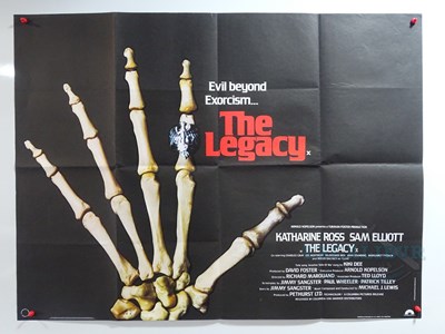 Lot 497 - A group of 6 UK Quad horror movie posters to...