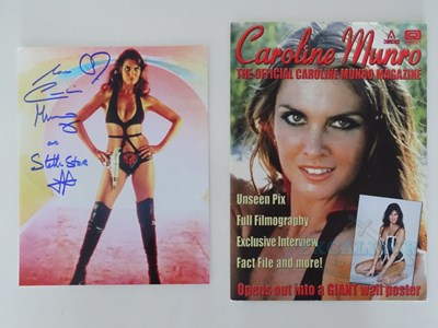 Lot 508 - CAROLINE MUNRO - A fold out magazine together...