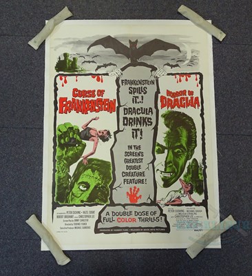 Lot 514 - CURSE OF FRANKENSTEIN/HORROR OF DRACULA (1964...