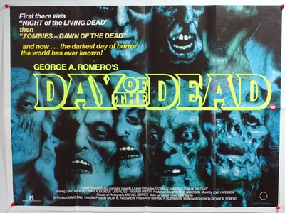 Lot 516 - DAY OF THE DEAD (1985) - UK Quad film poster -...