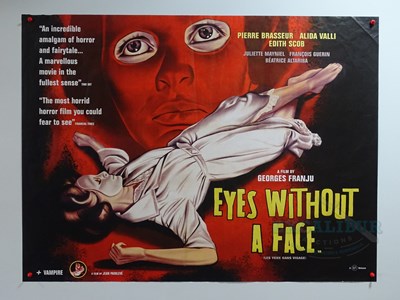 Lot 519 - EYES WITHOUT A FACE (1980s) - UK Quad film...