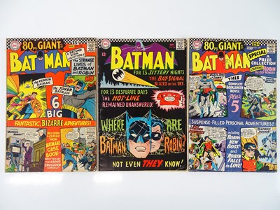 Lot 90 - BATMAN #182, 184, 185 - (3 in Lot) - (1966 -...