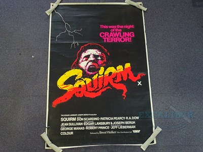 Lot 534 - SQUIRM (1976) - A 60" x 40" movie poster for...