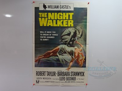 Lot 543 - THE NIGHT WALKER (1964) - A US one sheet movie...