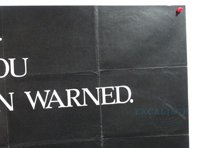 Lot 544 - THE OMEN (1976) - A UK Quad film teaser poster...