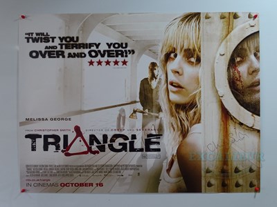 Lot 551 - TRIANGLE (2009) - A UK Quad film poster signed...