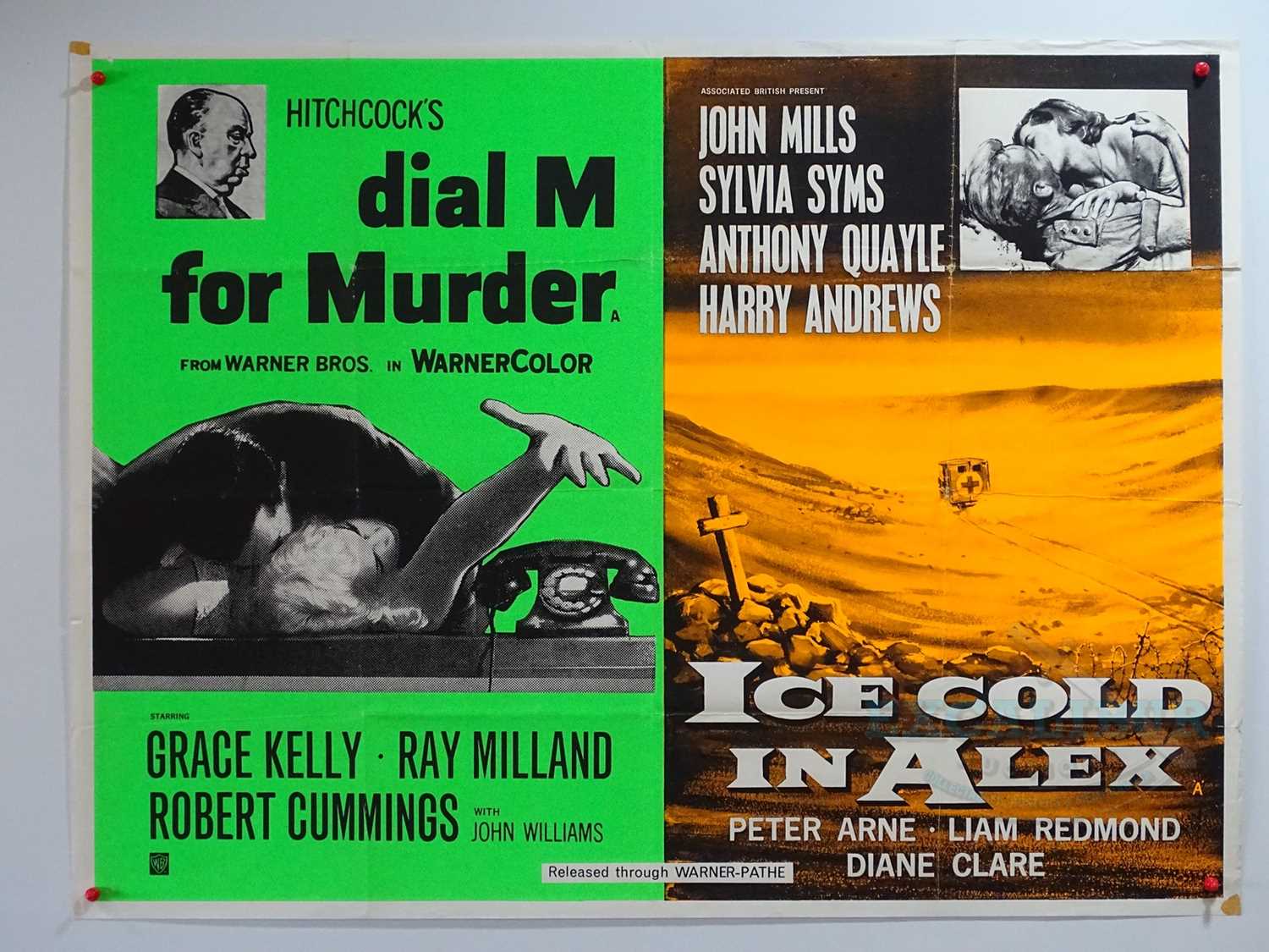 Lot 576 - DIAL M FOR MURDER/ICE COLD IN ALEX (1958) - An...