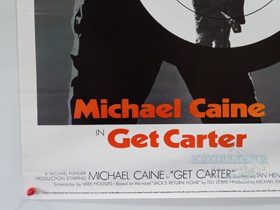 Lot 578 - GET CARTER (1971) - A rolled commercial movie...
