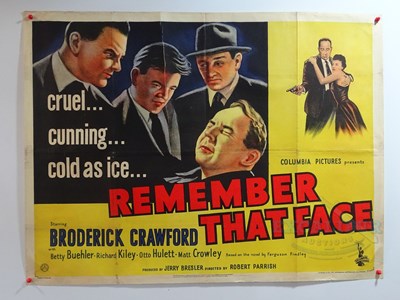 Lot 586 - REMEMBER THAT FACE (THE MOB (1951)) - A UK...