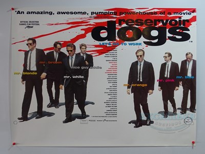 Lot 587 - RESERVOIR DOGS (1992) - A UK Quad movie poster...