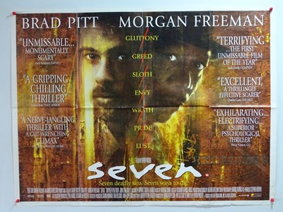 Lot 593 - SEVEN (1995) - A UK Quad movie poster - folded...