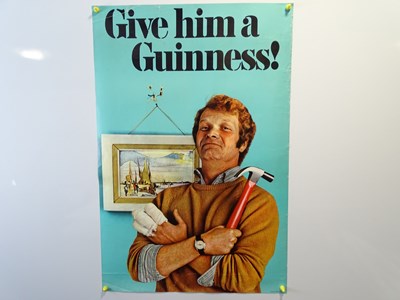 Lot 101 - GUINNESS: 'Give him a Guinness!' (51cm x 76cm)...