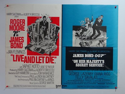 Lot 641 - JAMES BOND : LIVE AND LET DIE/ON HER MAJESTY'S...