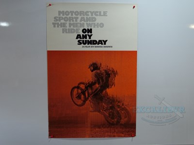 Lot 91 - ON ANY SUNDAY (1971) - A UK one sheet movie...