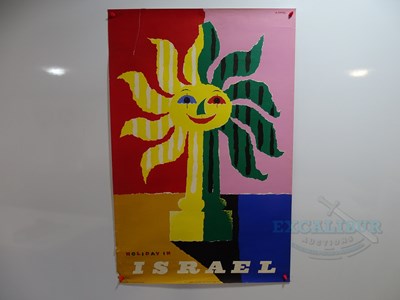 Lot 99 - A pair of Israeli artwork posters - one is a...