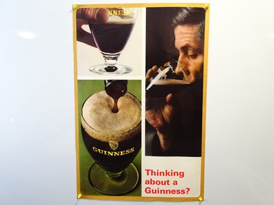 Lot 106 - GUINNESS: 'Thinking about a Guinness' (51cm x...