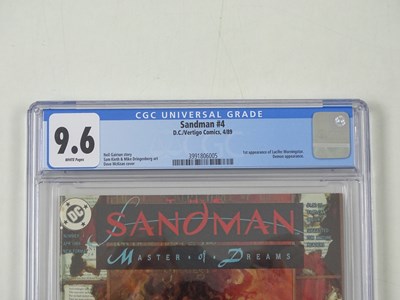 Lot 65 - SANDMAN #4 (1989 - DC/VERTIGO) - GRADED 9.6 by...