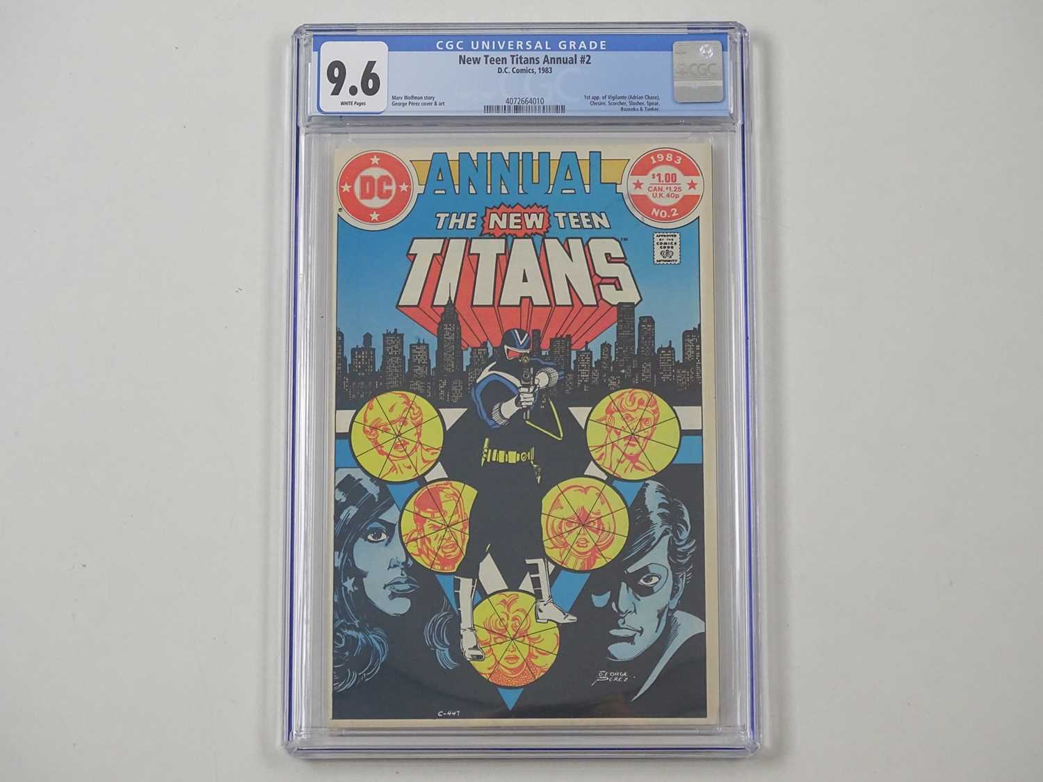 Lot 68 - NEW TEEN TITANS ANNUAL #2 (1983 - DC) - GRADED...