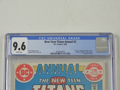 Lot 68 - NEW TEEN TITANS ANNUAL #2 (1983 - DC) - GRADED...