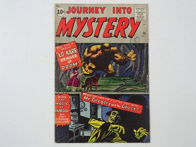 Lot 550 - JOURNEY INTO MYSTERY # 75 - (1961 - MARVEL -...
