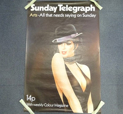 Lot 114 - SUNDAY TELEGRAPH (1972) (101cm x 152cm) - LIZA...