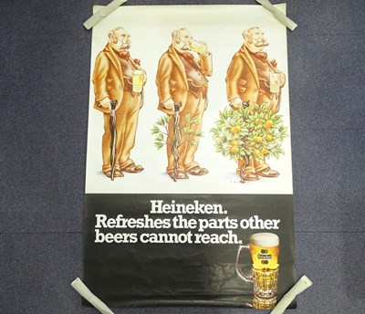 Lot 116 - HEINEKEN: 'Refreshes the parts other beers...