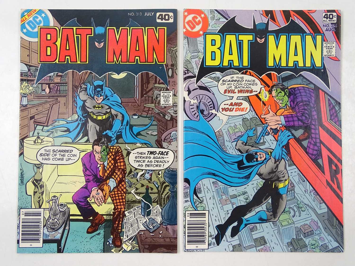 Lot 244 - BATMAN #313 & 314 (2 in Lot) - (1985 - DC)