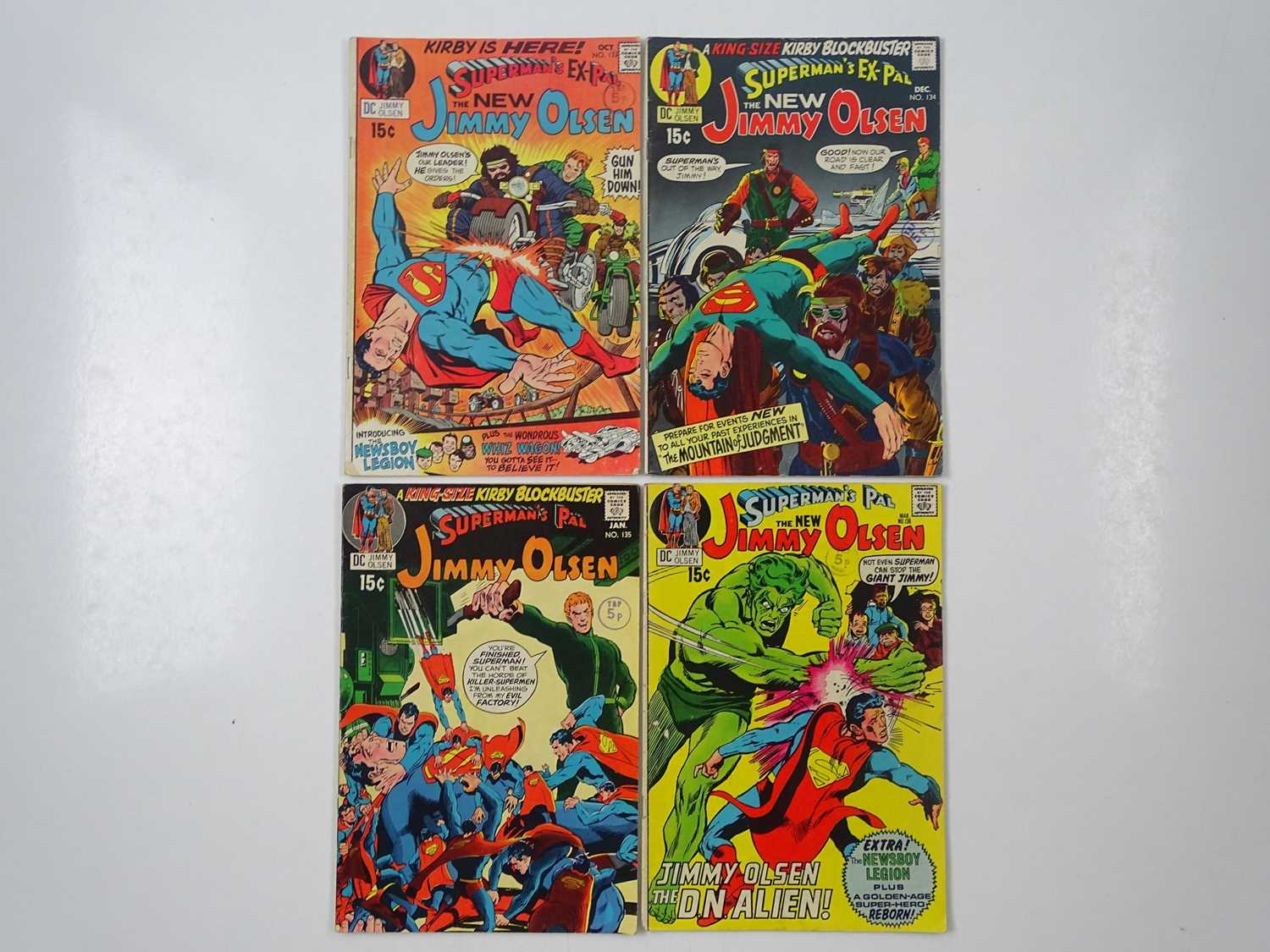 Lot 261 - SUPERMAN'S PAL JIMMY OLSEN #133, 134, 135, 136...