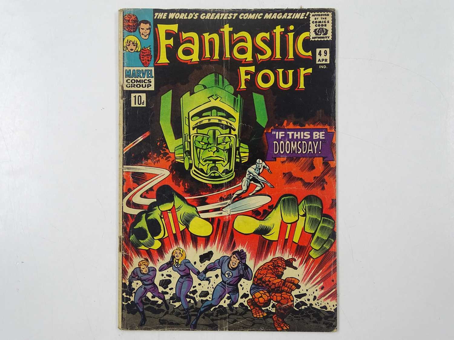 Lot 305 - FANTASTIC FOUR #49 (1966 - MARVEL - UK Price...